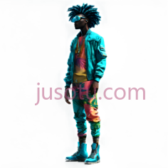人物,现代时尚,蓝色, 粉色PNG