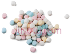 棉花糖,散落,粉色,蓝色,黄色PNG