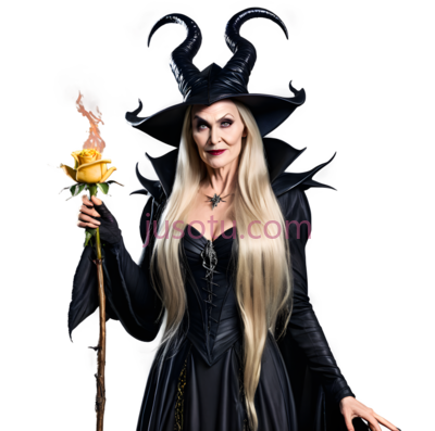 女巫,魔法师,黑色, PNG