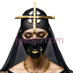女性,宗教,神秘主义,黑色,金色PNG
