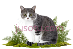 猫,自然,灰色,白色PNG