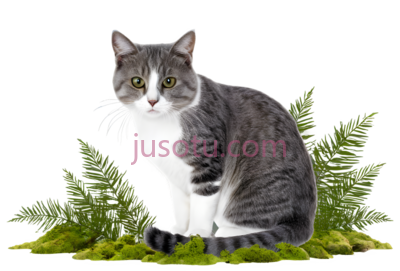 猫,自然,灰色,白色, PNG