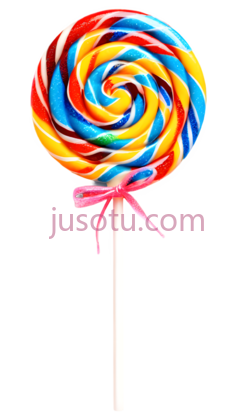 棒棒糖,螺旋状,红色,黄色,蓝色PNG