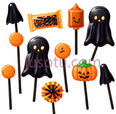 万圣节糖果,牙齿糖果,焦糖PNG