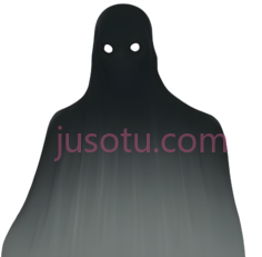 幽灵,卡通,黑色PNG