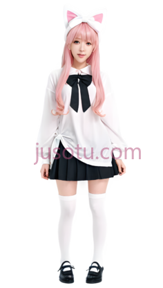 女性,猫耳朵帽子PNG