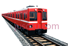 火车,现代,红色PNG