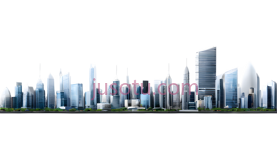 城市天际线,建筑, PNG