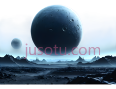 行星,科幻,蓝色PNG