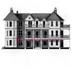 房屋,欧式,白色PNG