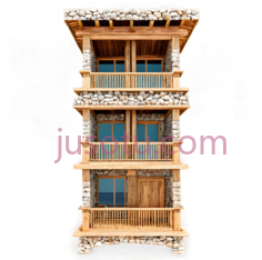 建筑,现代乡村,浅棕色,白色PNG
