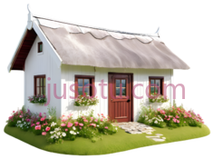 小屋,乡村,白色,棕色PNG