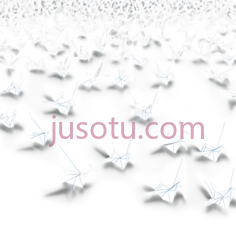 纸鹤,折纸,白色PNG