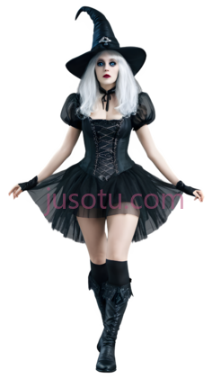 女巫,哥特式,黑色PNG