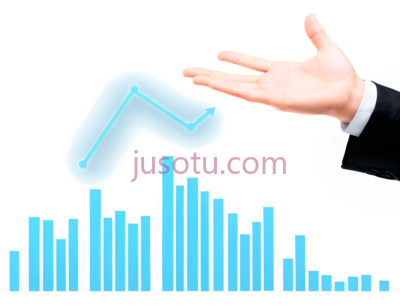 图表,柱状图,折线图结合,蓝色, PNG