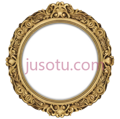 相框,巴洛克,金色PNG