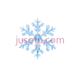 雪花,水晶PNG