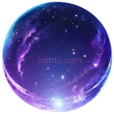 星球,科幻,蓝色,紫色, PNG