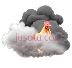 公鸡,卡通,黄色PNG