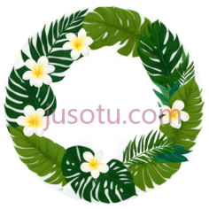 平标志,圆形花环,白色,绿色PNG