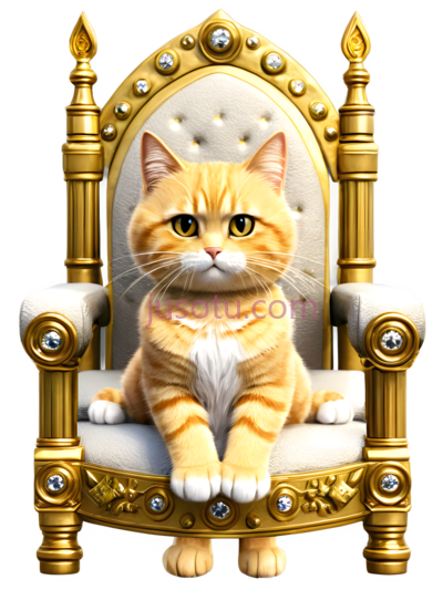 猫,皇家,橙色, PNG