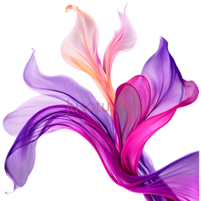 花,抽象,紫色, 粉色, PNG