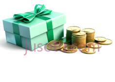 礼物盒,浅绿色PNG