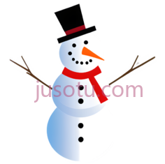 雪人,卡通,白色, 红色, 橙色PNG
