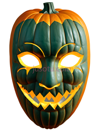 南瓜浮雕,面具, PNG
