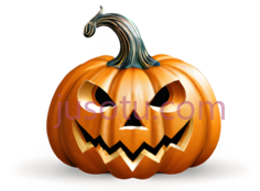 南瓜灯,雕刻,橙色PNG