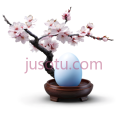 鸡蛋,樱花, PNG