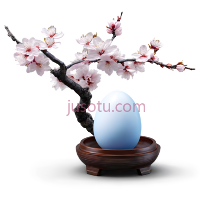 鸡蛋,樱花, PNG
