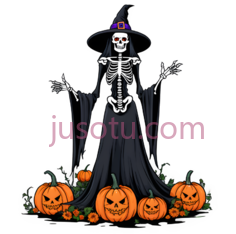 骷髅,万圣节,黑色PNG