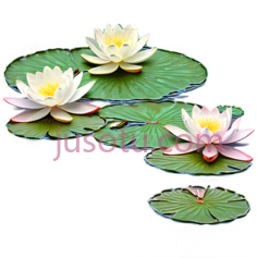 刺绣,荷花PNG