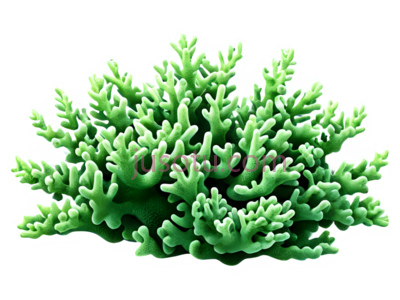 绿色,鹿角珊瑚, PNG