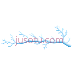 珊瑚,蓝色PNG