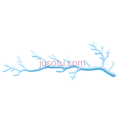 珊瑚,蓝色, PNG