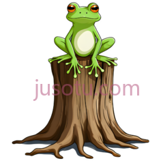 青蛙,卡通,绿色PNG