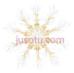 雪花,对称,白色,金色PNG