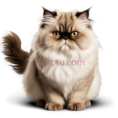 猫,卡通,浅棕色,白色, PNG