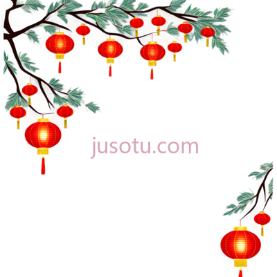 灯笼,中国风,红色, PNG