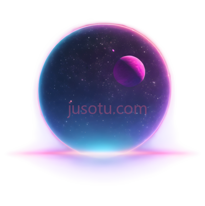 星球,科幻,蓝色,紫色, PNG