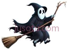 死神,卡通,黑色PNG