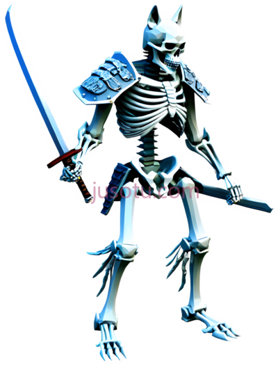 骷髅战士,科幻,白色, PNG