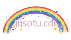 彩虹,卡通,红色,橙色,黄色,绿色,蓝色,紫色PNG