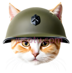 猫,戴头盔,橙色,白色PNG