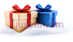 礼物盒,方形,黄色,蓝色PNG