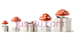 蘑菇礼盒, PNG