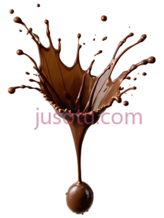 巧克力,泼溅PNG