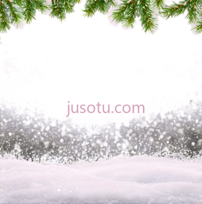 雪景,节日,白色, PNG